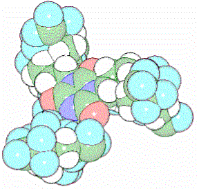 Aflas molecules joined by TAIC